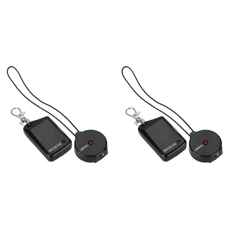 SUNRI-2X Dispositif anti-perte sans fil RF, protection de sécurité, alarme personnelle, buzzer lumin