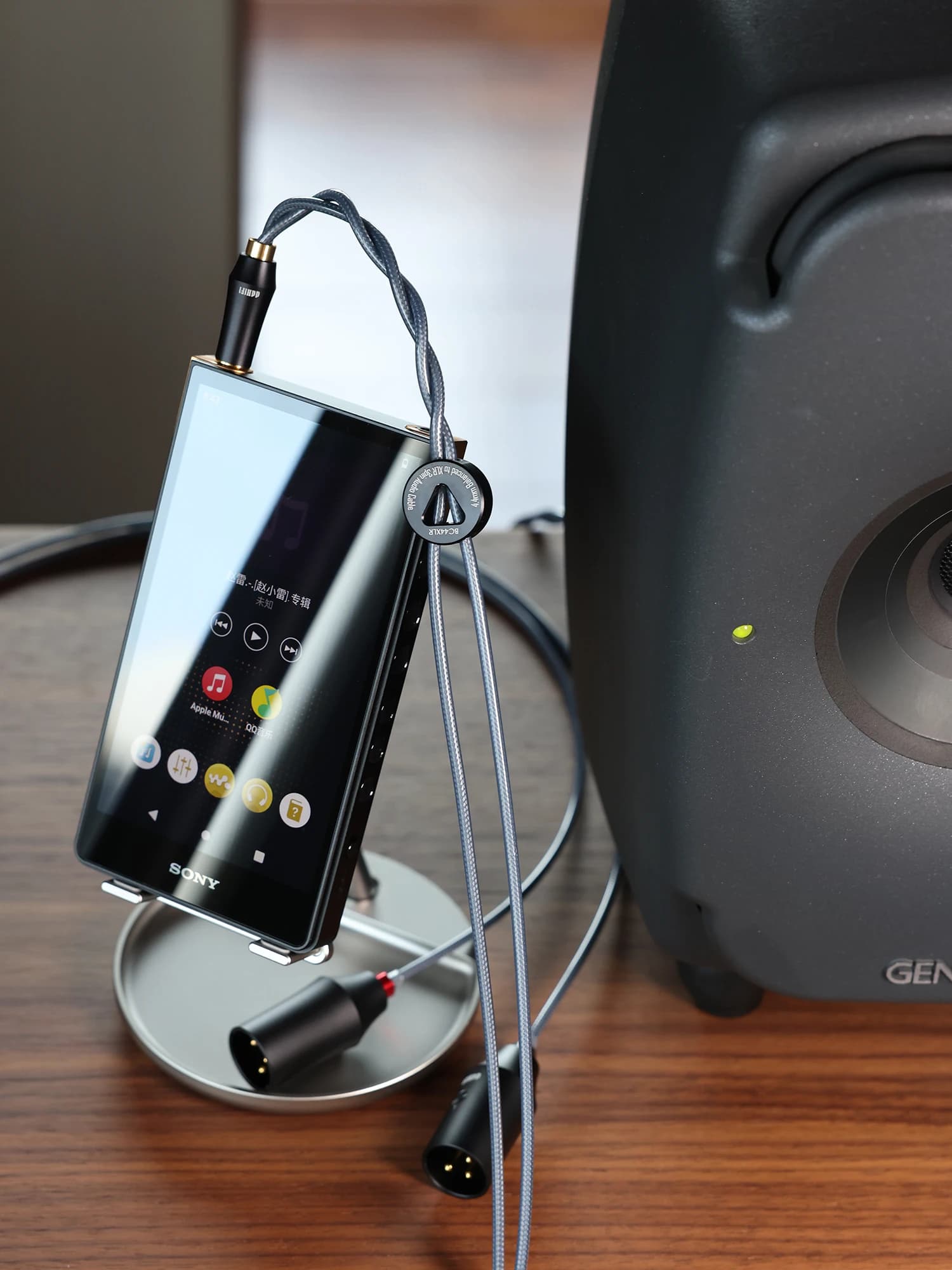 Esse ddHiFi-Câble de signal de blindage BC44XLR, composant de 4.4mm vers XLR, 3 broches, connexion d