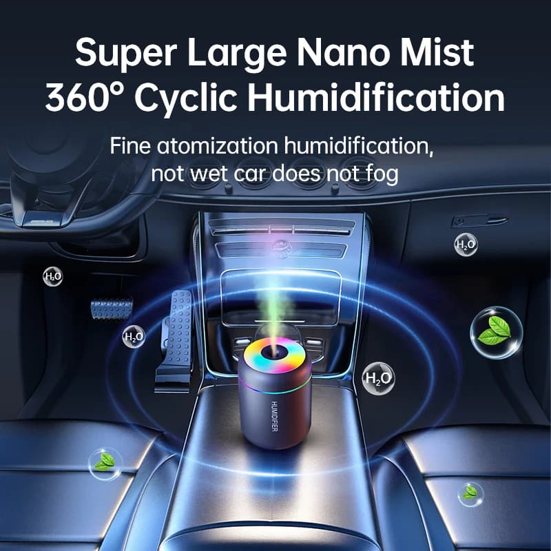 Mini humidificateur d'air électrique USB 180ML, diffuseur d'arôme, purificateur d'huile essentielle,