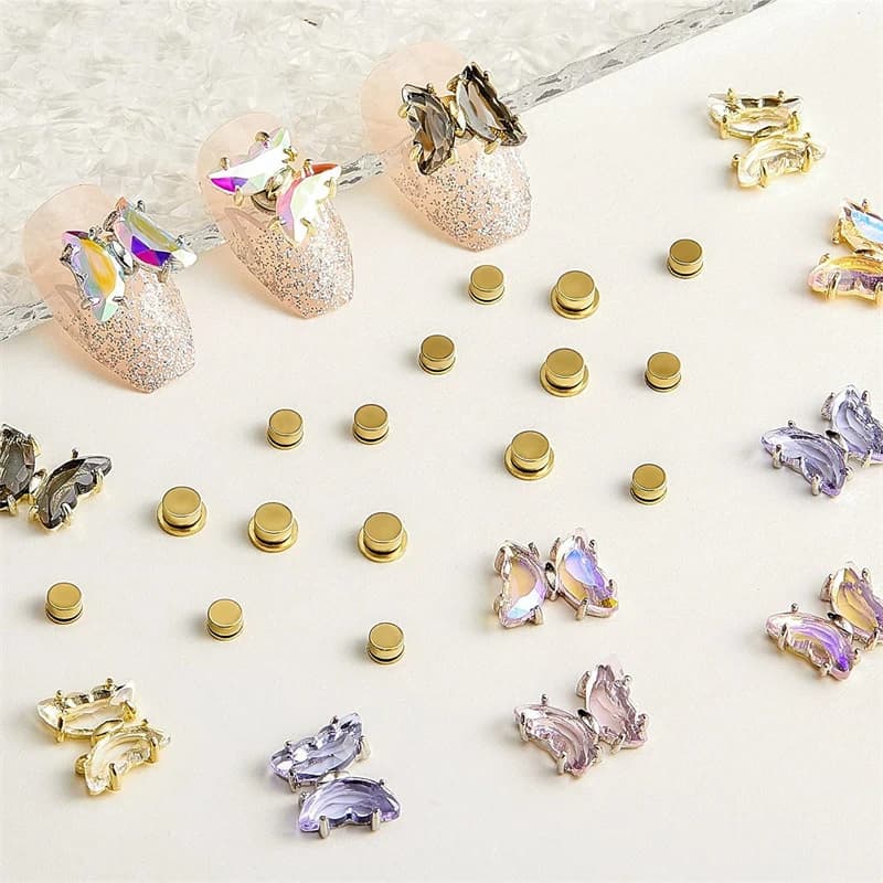 30/20/5 pièces manucure rotatif bijoux accessoires dessin animé rotatif universel roulement rotatif 