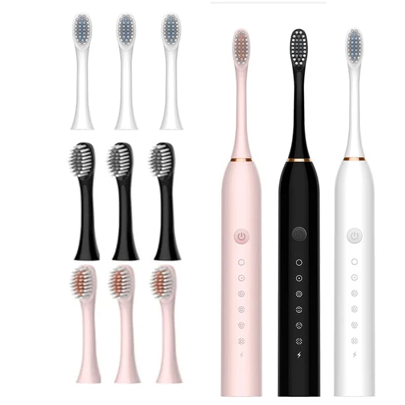 Brosse à dents électrique sonique IPX7, étanche, soins buccaux, blanchiment, Rechargeable, automatiq