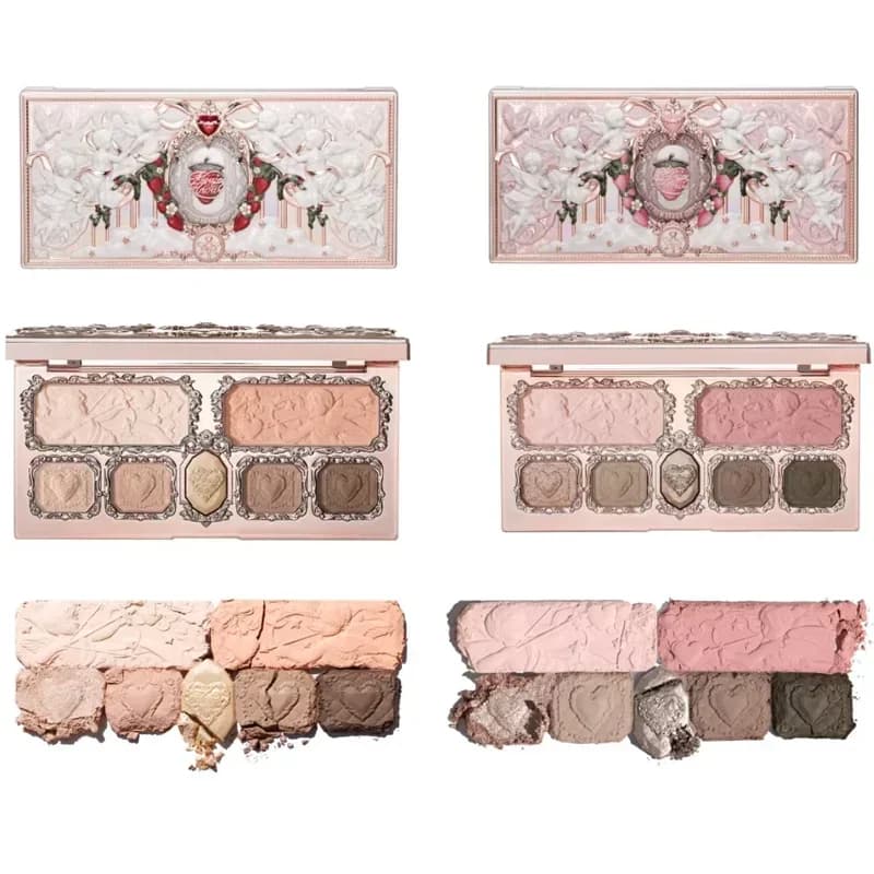 Flower Knows – Kit de maquillage tout-en-un, Palette professionnelle complète pour le visage, Blush,