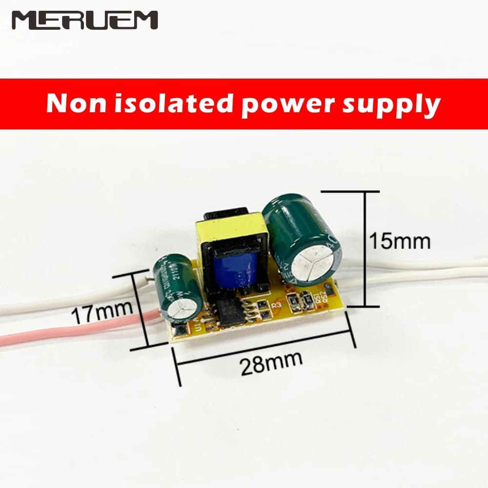 Sortie de transformateur de lumière de pilote de lampe LED 9-18W: DC30-160V 150mA entrée AC200-240V 