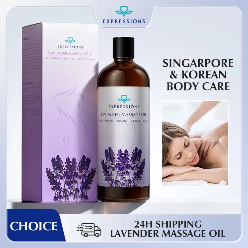 EXPRESSIONS Huile de MASSAGE LAVENDER