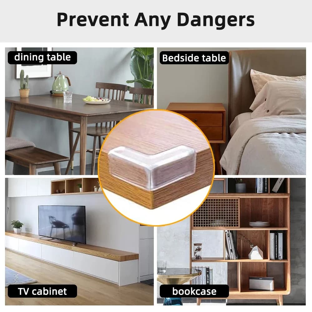 Protection d'angle de sécurité pour bébé, Protection d'angle de bord en Silicone, couverture de Prot