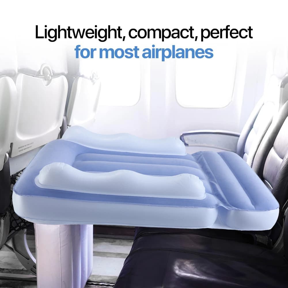 Lit d'avion gonflable pour tout-petits, lit d'avion gonflable pour enfants, extension de siège d'avi