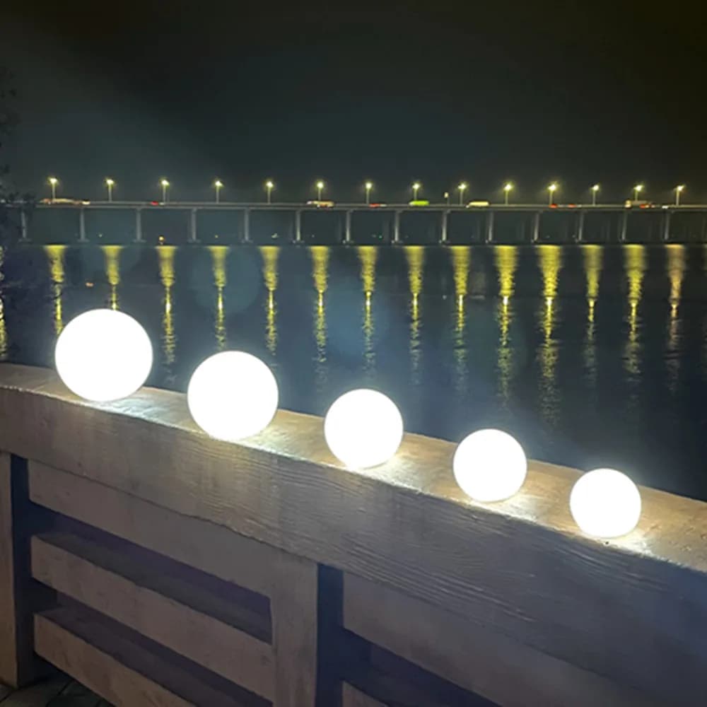 Boule lumineuse LED Rechargeable pour enfants et adultes, veilleuse Globe à couleur changeante RGB a