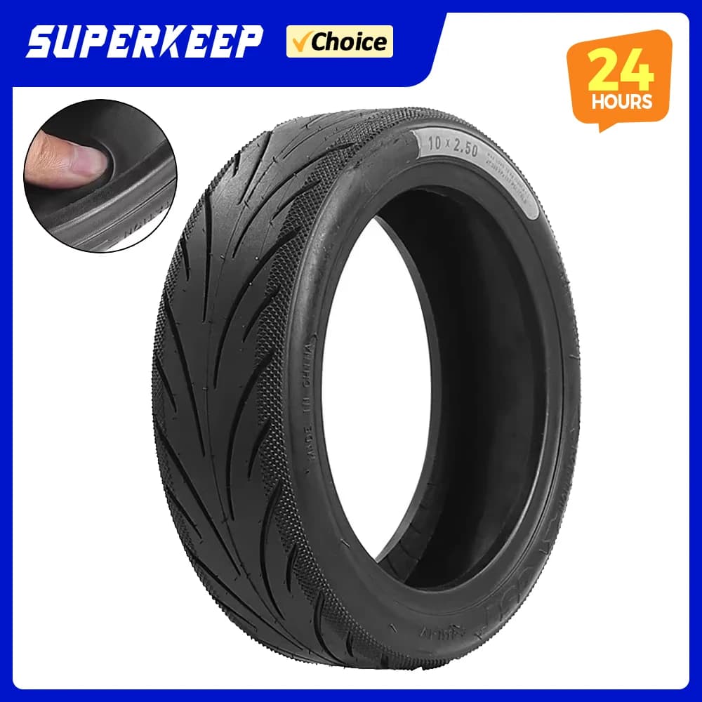 Pneus à gelée Tubeless 10x2.5, pour Segway Ninebot KickScooter F2 F2Plus F2Pro F30D F40D e-scooter, 