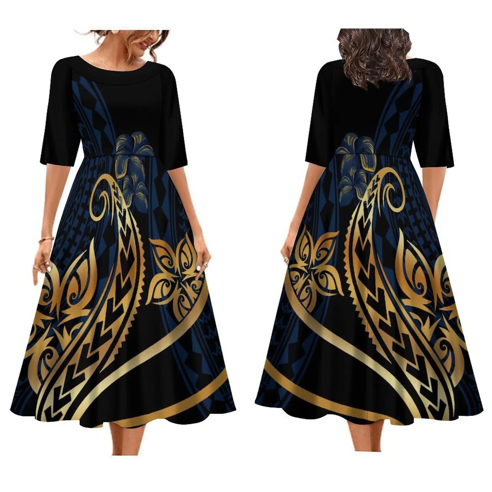 Robe d'été à manches courtes pour femmes, tissu doux de haute qualité, Art Maxi, été conforme, perso