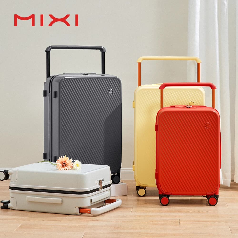 Réi-Magnifique valise à poignée large pour hommes et femmes, bagages de voyage, roues roulantes, cab