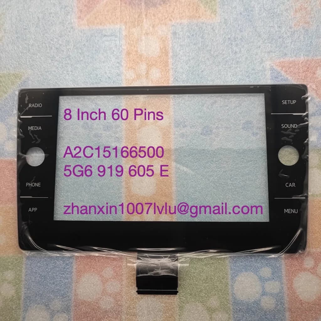 Nouvel écran tactile TDO-WVGA0633F00039 WVIncome 0633F00045 A2C15166500 pour VW MIB 2 200 680 682 ST