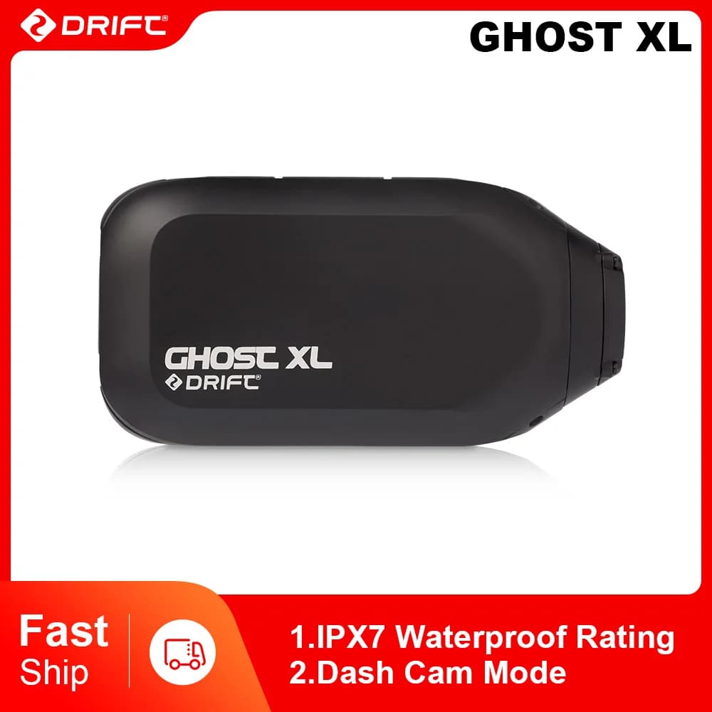 Drift Innovation-Caméra d'action mesurost XL, vidéo Full HD 1080 avec objectif rotatif, mode Dash Ca