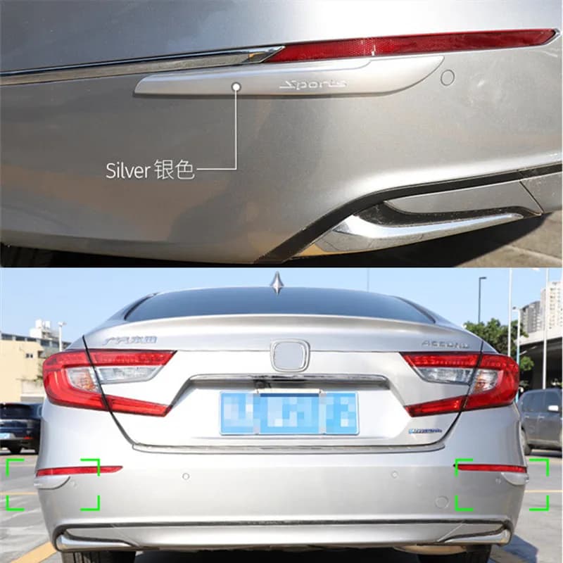 Protecteur de pare-chocs avant et arrière de porte de voiture, 2 pièces, autocollants de protection 