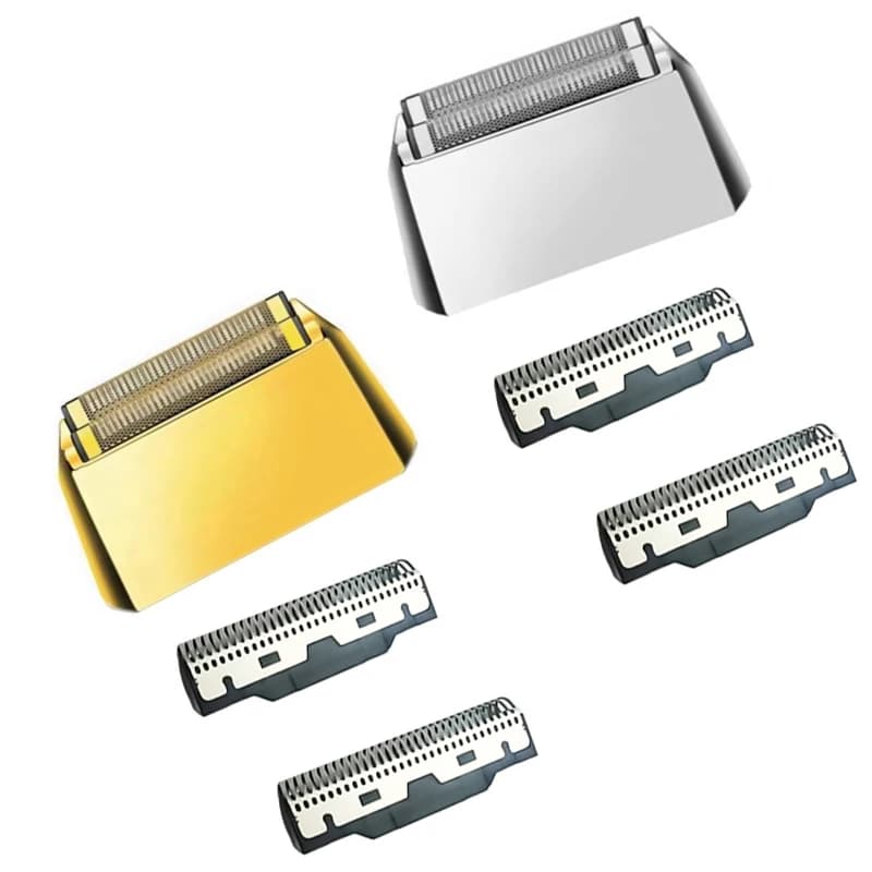 Jeu de têtes de rechange professionnelles pour rasoir électrique Kemei 2028 (or ou argent)