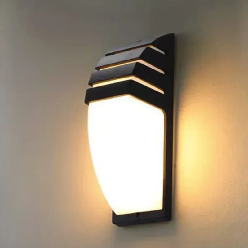 Applique murale LED avec détecteur de mouvement par radar, imperméable, éclairage d'extérieur, idéal