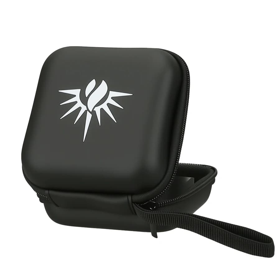 Boîte multifonctionnelle Portable EVA pour écouteurs Mini lampe de poche Cob