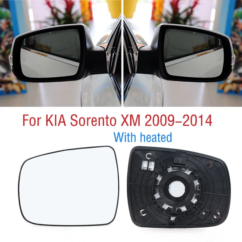 Pour KIA Sorento XM 2009 2010 2011 2012 2013 2014 voiture aile extérieure porte côté rétroviseur len