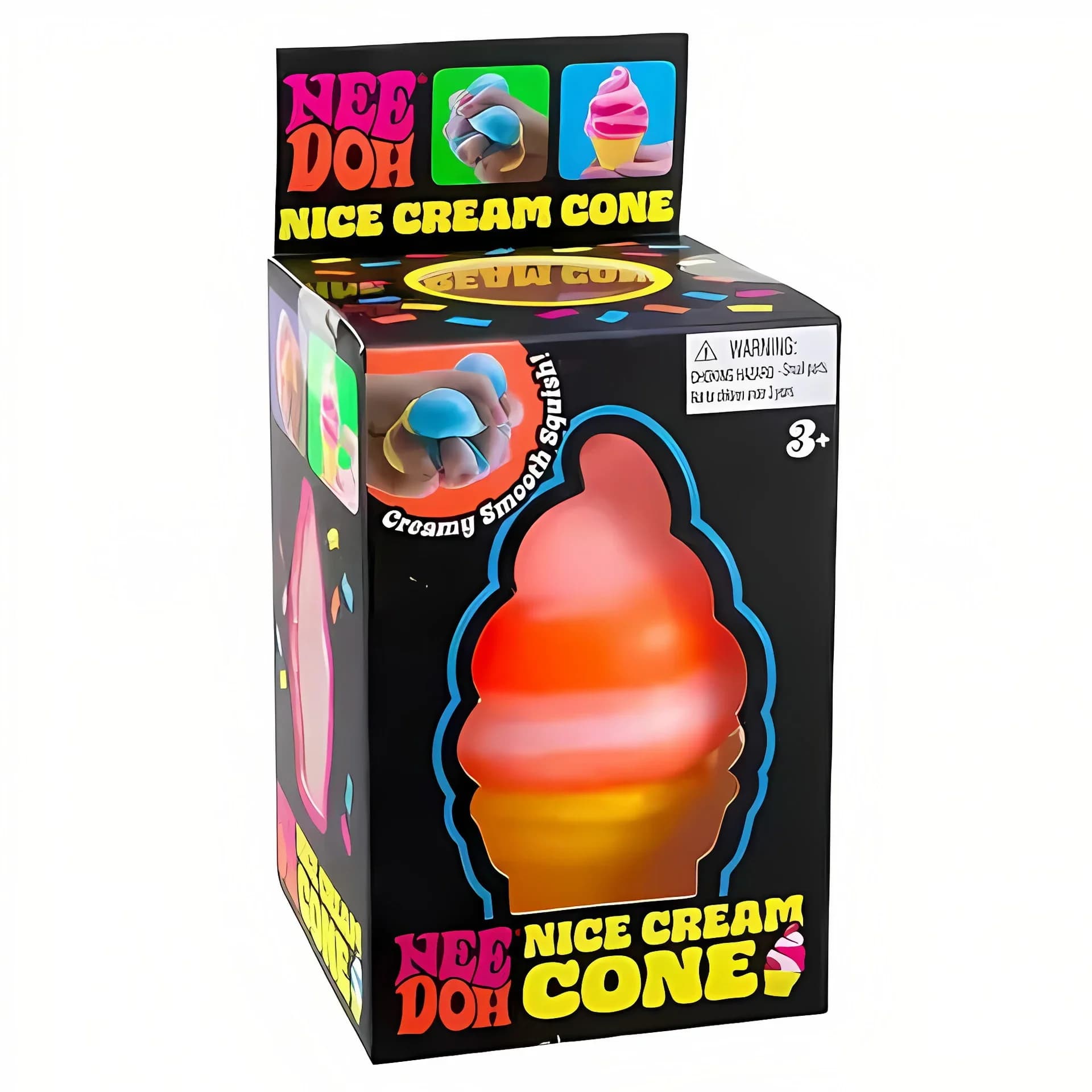 Schylling Needoh Nice Cube Sensory Nice-Sicle, cube sensoriel anti-stress, objet à presser anti-anxi