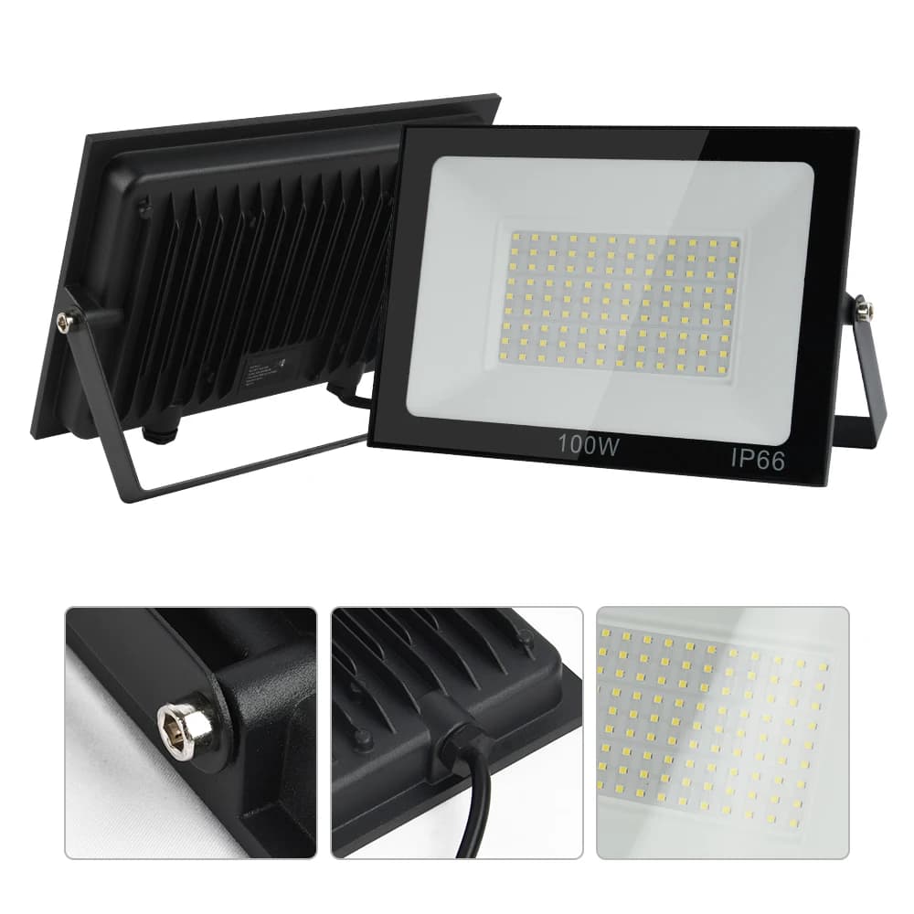 LED projecteur 10W 20W 30W 50W 100W AC220V réflecteur extérieur projecteur réverbère LED applique ex