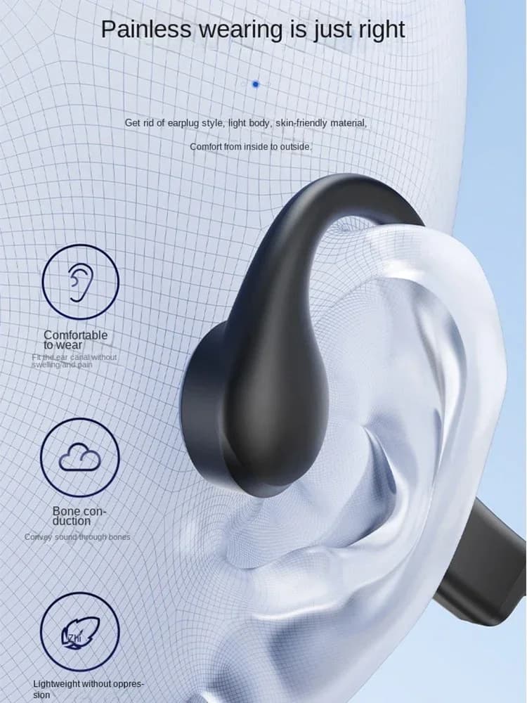 Pour shokz oreille ouverte course Conduction osseuse Bluetooth casque sans fil Sport basse douce Fit