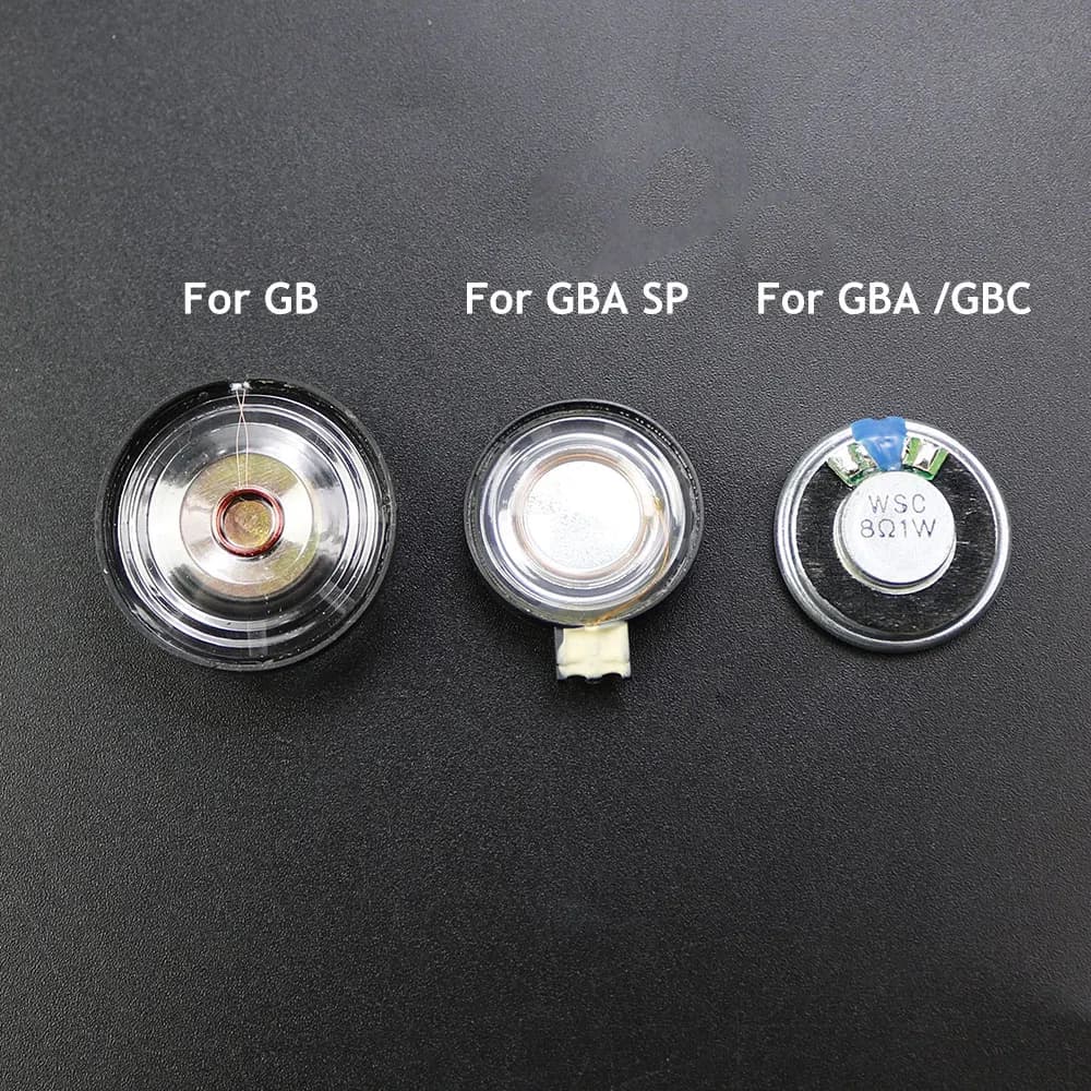 JCD pour GB/GBC/GBA/GBP/GBASP remplacement de haut-parleur pour Gameboy Color Advance haut-parleur a