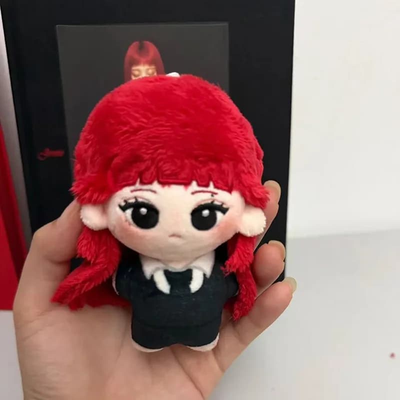 Porte-clés poupée Kpop de 10 cm, JENNIE WINTER Minjeong, poupée de dessin animé, pendentif, porte-cl