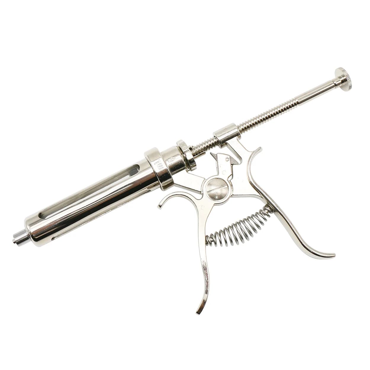 Revolver de seringue d'injection continue d'animal vétérinaire 10/20/50ml pistolet de vaccination au