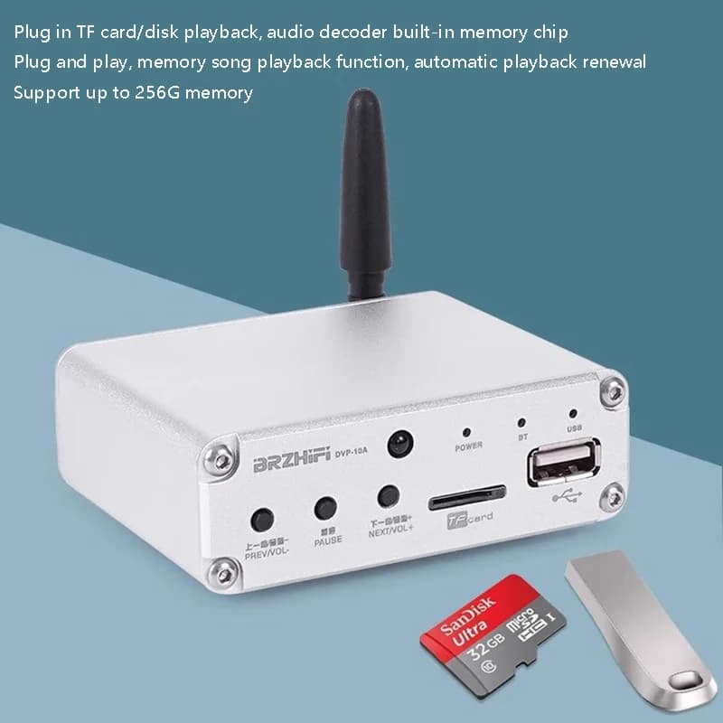 Lecteur Audio Audiophile ES9018K2M DAC U disque TF carte lecture sans perte lecteur de musique HIFI 