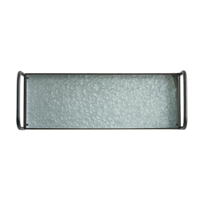 Étagère Galvanisée à 3 Niveaux, 35x12.5x40 Pouces