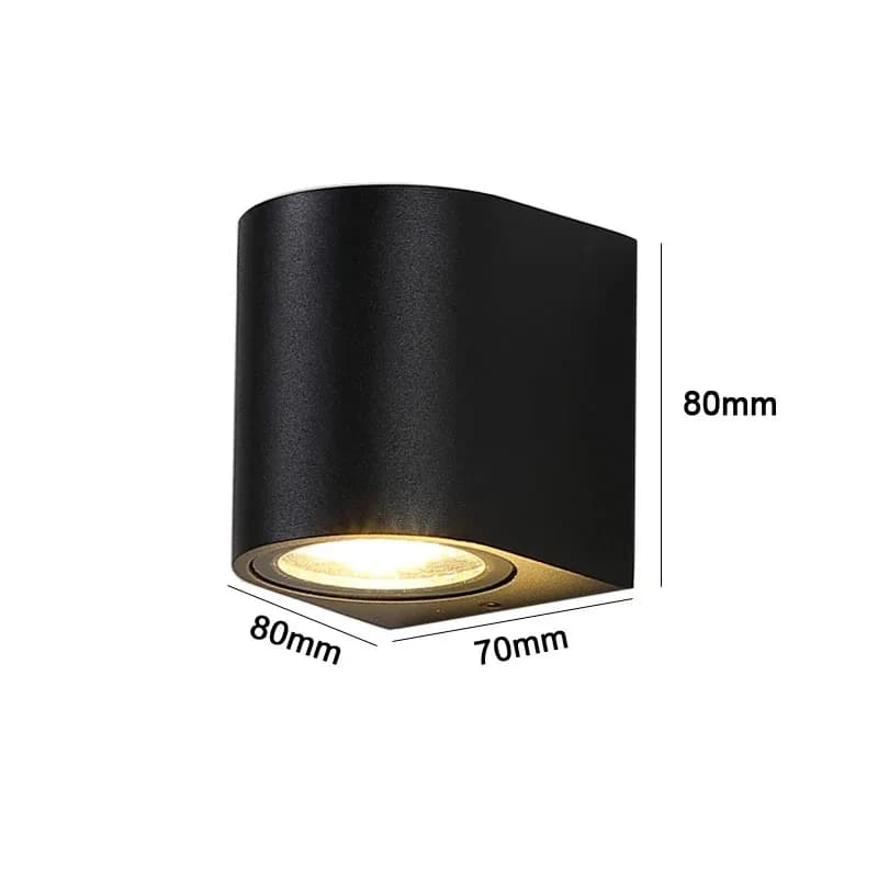 Applique murale LED imperméable conforme à la norme IP65, design moderne, luminaire décoratif d'exté