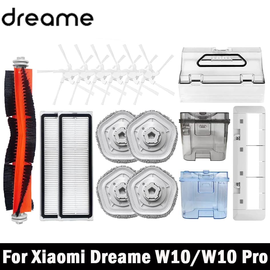 Dreame Bot W10 / W10 PRO accessoires Robot aspirateur filtre HEPA brosse latérale principale vadroui