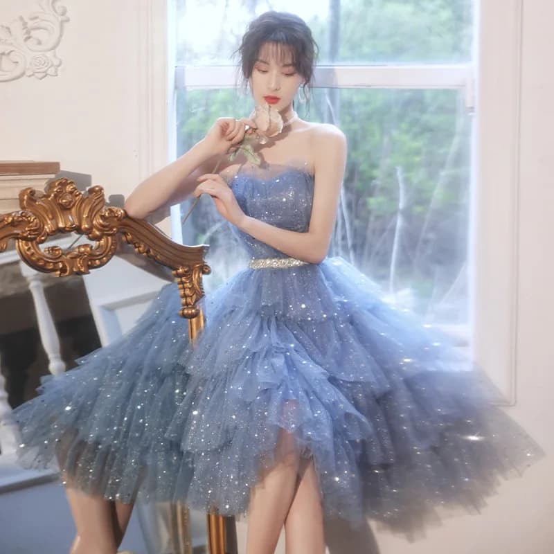 Robe de soirée princesse pour femmes, nouveau tempérament, fête d'anniversaire, Banquet, Super féeri