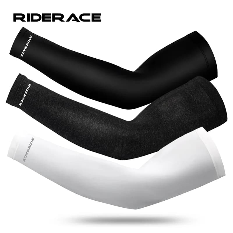 Manchon de bras en soie glacée, séchage rapide, respirant, Protection UV, tenue de Sport, Fitness, b