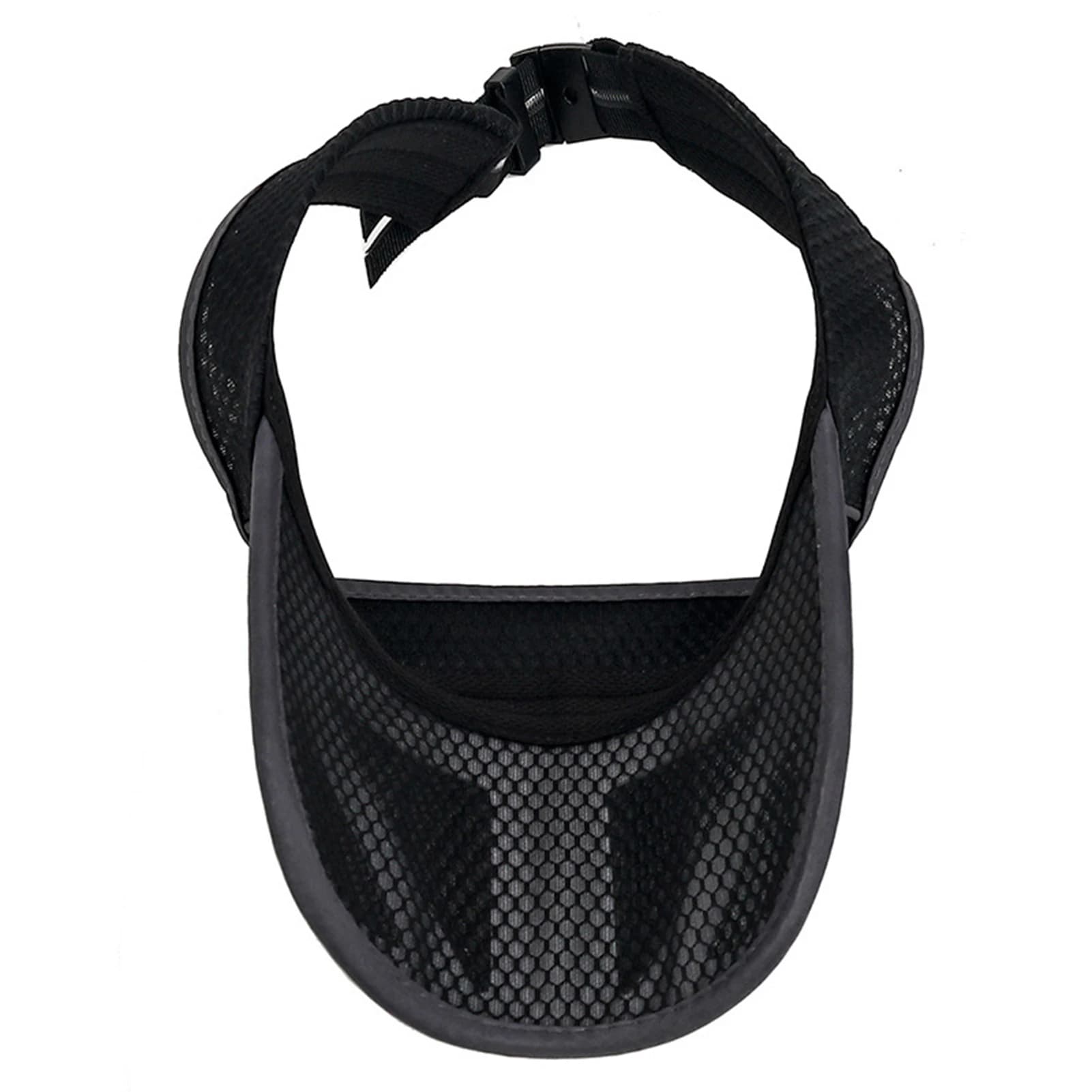 Visière en maille respirante pour hommes et femmes - Chapeau de sport à dessus ouvert à séchage rapi