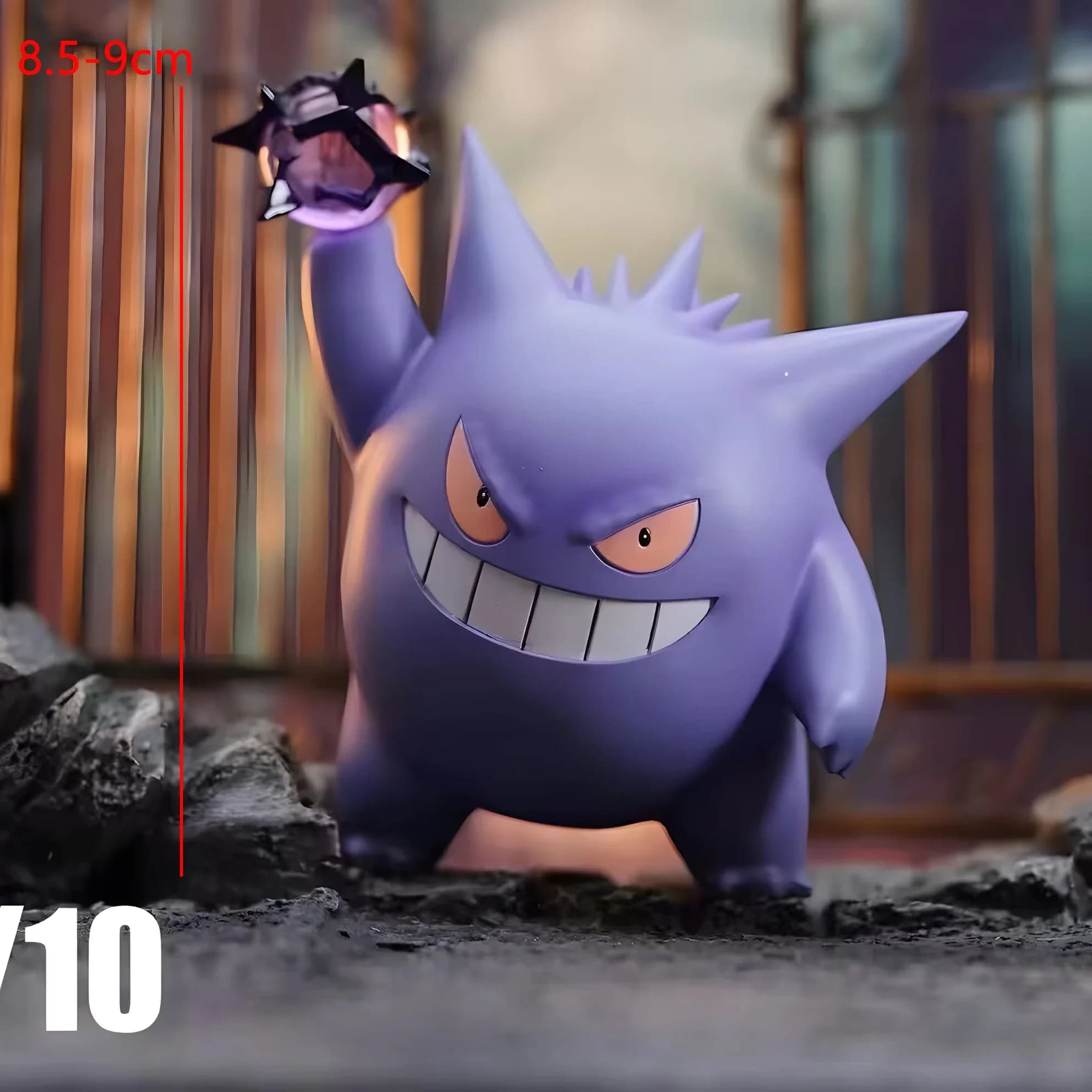Figurine Pokemon Gengar, modèle d'anime japonais, Mini jouet figurine d'action pour décorations de v
