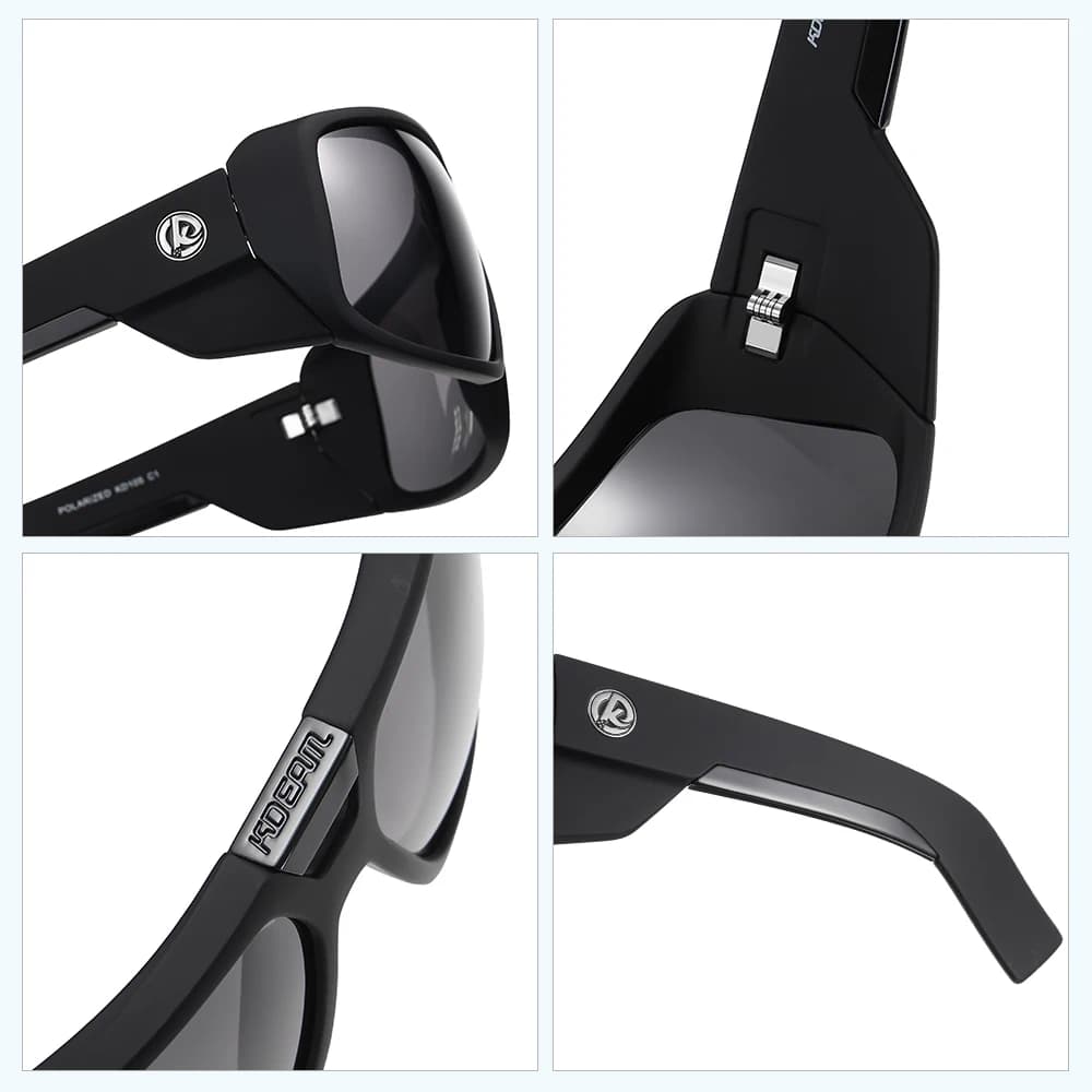 KDEAM Muscle Car Styling et performances sérieuses lunettes de soleil polarisées pour hommes lunette
