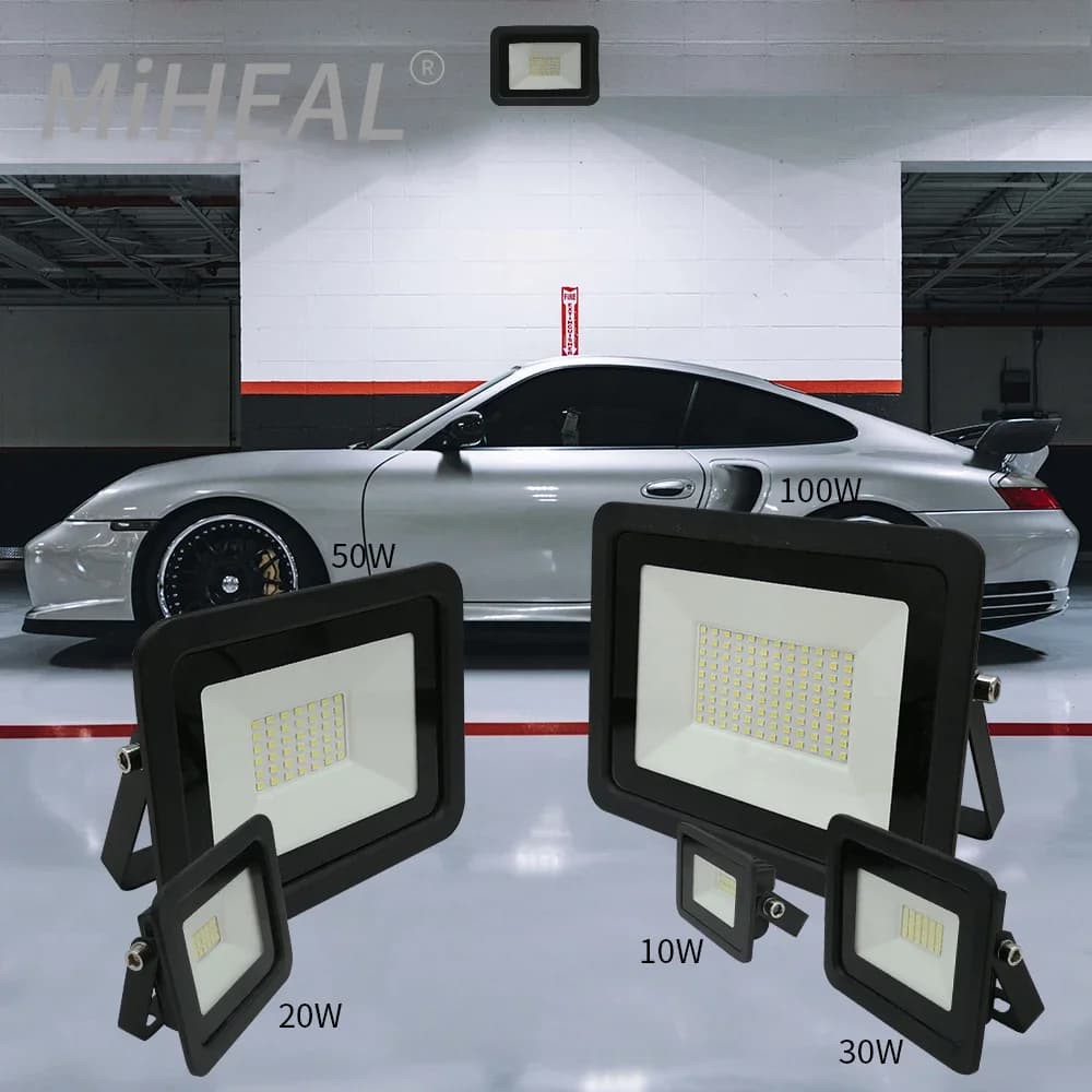 Éclairage industriel à LED, lampe de travail IP68, lampe minière, budgétaire, usine, atelier, garage