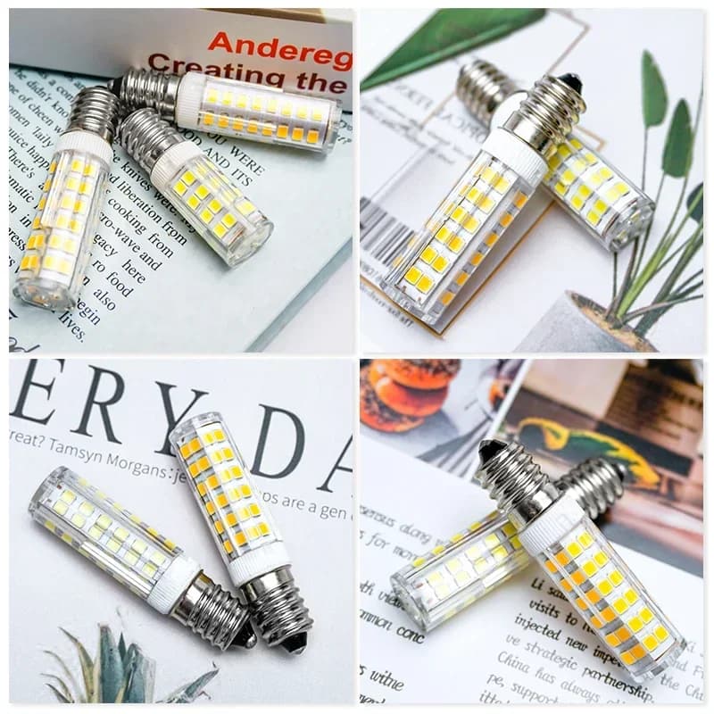 Ampoule de maïs LED, bougie en cristal pour éclairage de lustres, E14, 3W, 5W, 7W, 9W, AC 220V, 240V