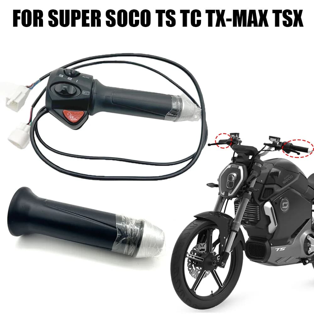 Boutons de commutation combinés gauche et droite, poignée rotative originale pour moto électrique, a