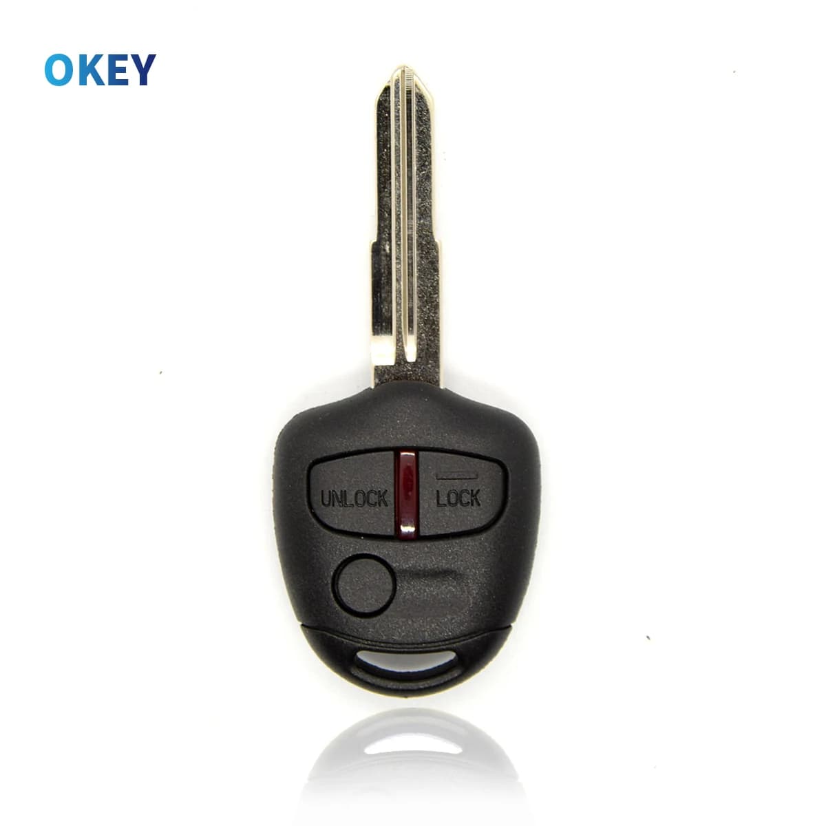 Okey – coque de clé télécommande de voiture, pour Mitsubishi Lancer EX Evolution Grandis Outlander T