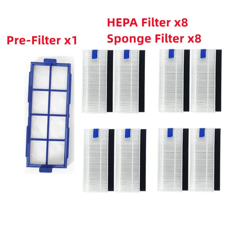 Pré-filtre HEPA pour aspirateur robot Tefal Rowenta Explorer/ x-plorer série 20 40 50 75, accessoire
