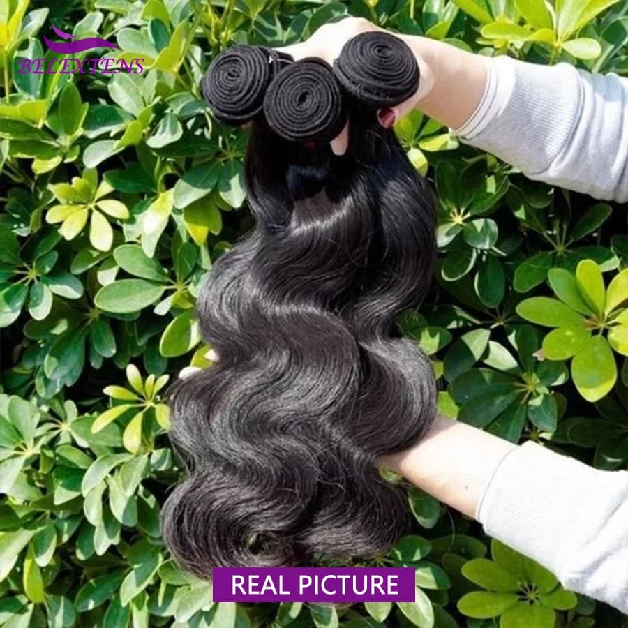 Body Wave Tissage Humain Hair 12-32 pouce Tissage Brésilien 100% Cheveux Humain Belextens Meche Tiss