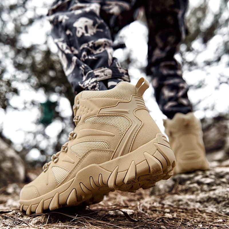 Tactiques améliorées bottes d'entraînement de Combat mâle en plein air Camping Anti-usure réponse ra