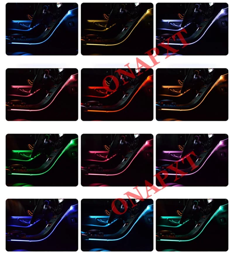 Pour Mercedes Benz Pour AMG Atmosphere LED C/GLC Coupé 2014-2022 X253 W205 Lumière d'ambiance Turbin