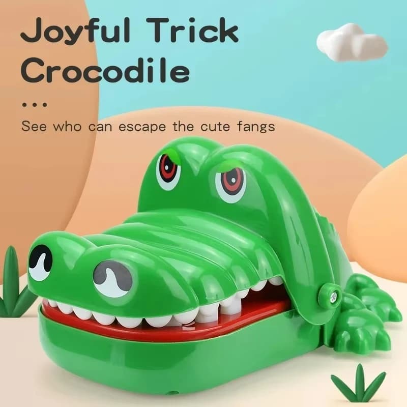 Jouet de pincement Crocodile pour enfants, jeux de famille classiques, méfait, jeux porte-bonheur po