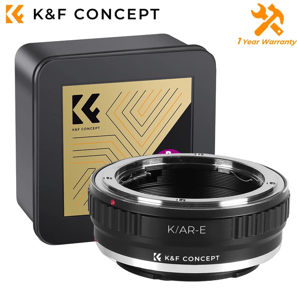 Adaptateur d'objectif K&F CONCEPT pour objectifs Konica AR vers monture d'appareil photo Sony E, com
