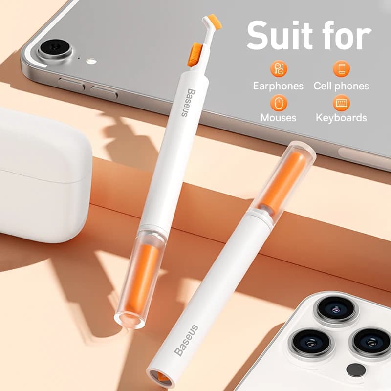 Baseus brosse de nettoyage écouteurs Bluetooth outil de nettoyage Kit de nettoyage pour Airpods Pro 