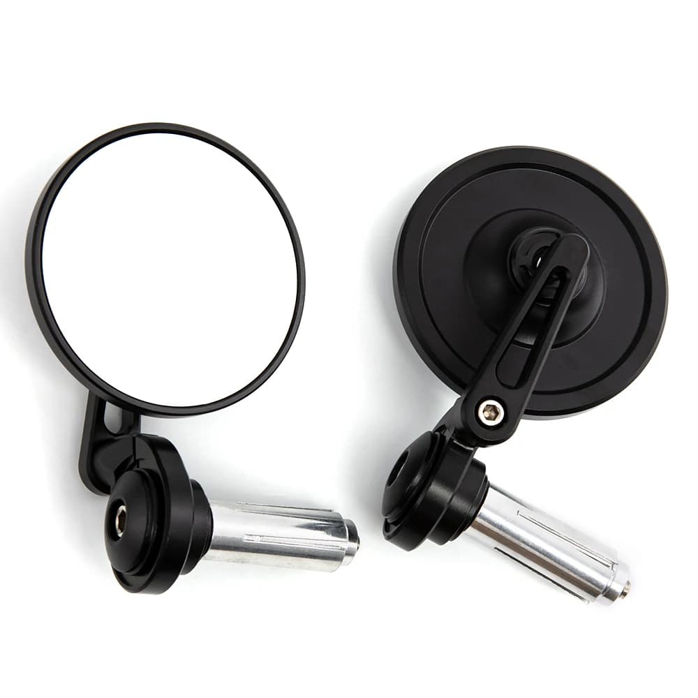 Rétroviseur de moto universel, 1 paire, 7/8 ", 22mm, miroir latéral de motocyclette, accessoires