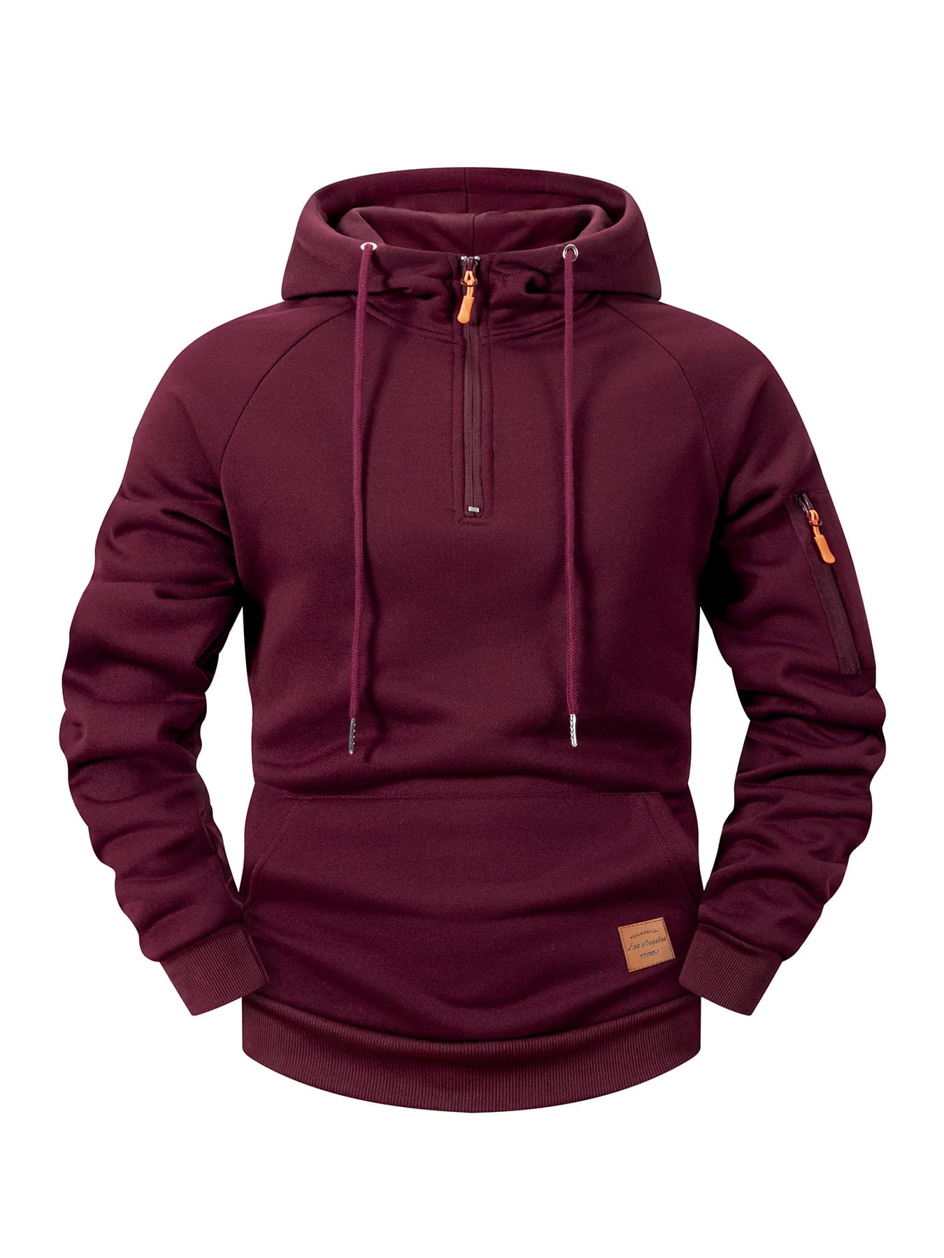 Sweat à capuche pour hommes, mode sport décontractée, rétro Harajuku, manches longues, fermeture écl