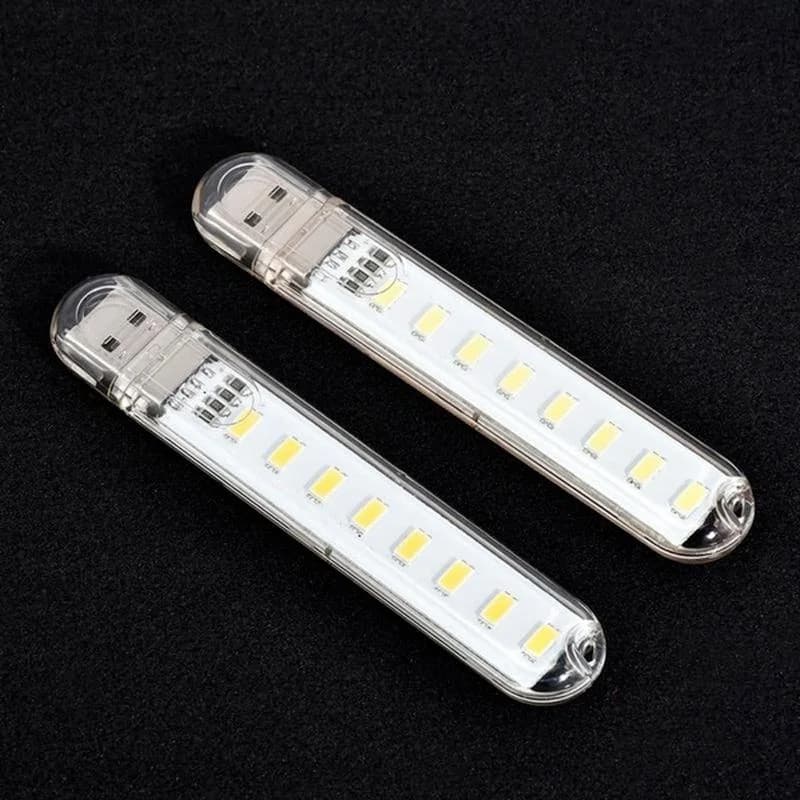 1 pièces 8 LED Mini lampe USB Portable DC 5V Camping USB éclairage pour PC Portable batterie externe